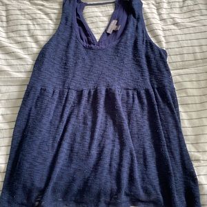 A Pea in the Pod Maternity Navy Blue Tank Top